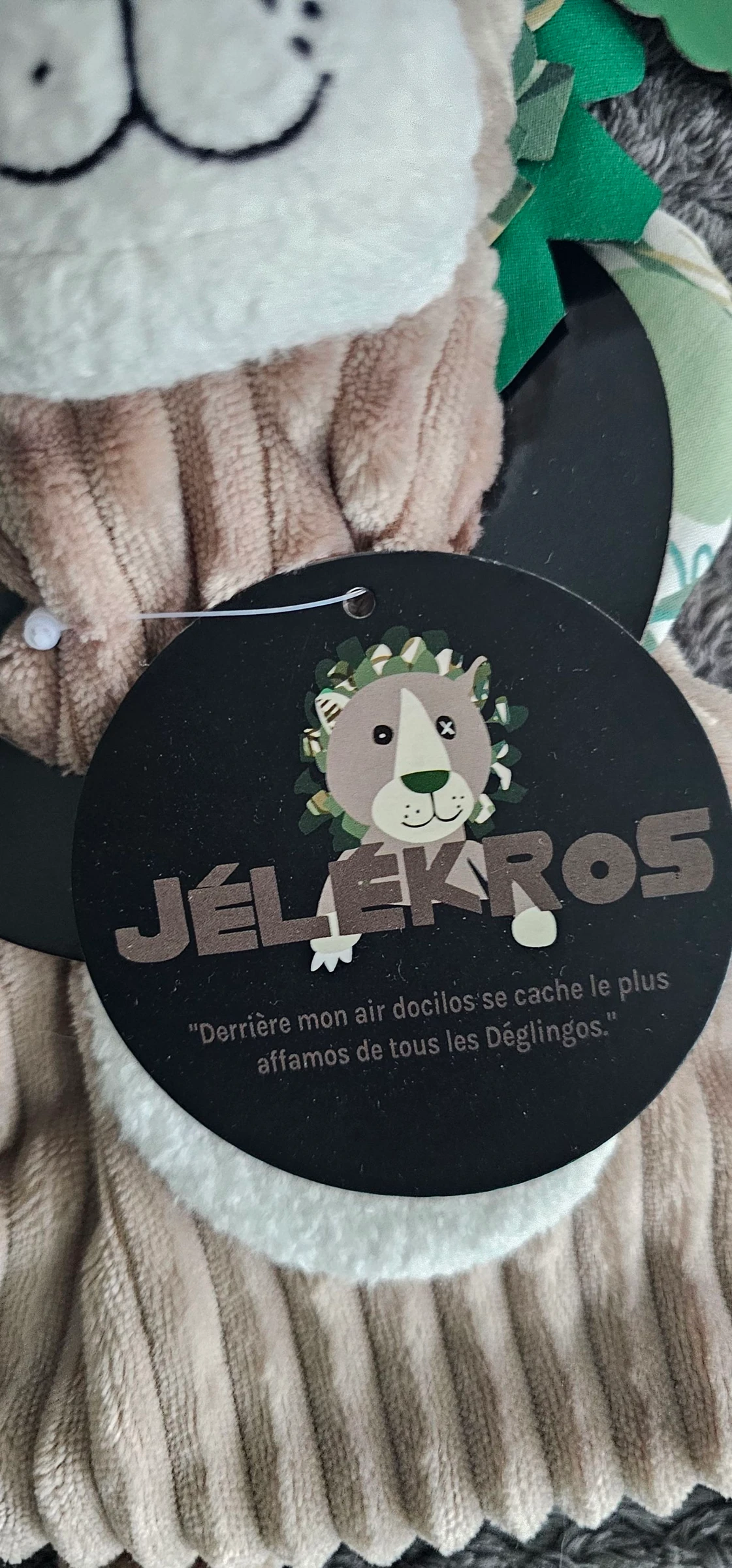 Doudou Lion "Jélékros" Les Déglingos - Neuf avec étiquettes – photo 6
